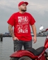 Preview: T-Shirt: B R M | SKYLINE - Rot